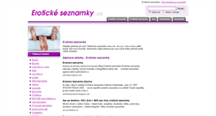 Desktop Screenshot of erotickeseznamky.cz
