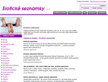Tablet Screenshot of erotickeseznamky.cz